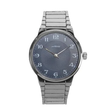 Face Montre Classique Performer Mixte Metal Argenté Cadran Bleu