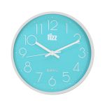 Horloge Murale Classique Fizz Bleu et Blanc