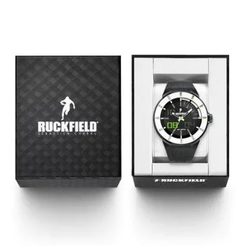 Montre Ruckfield - Moderne - Multifonction - Cadran Noir et Vert