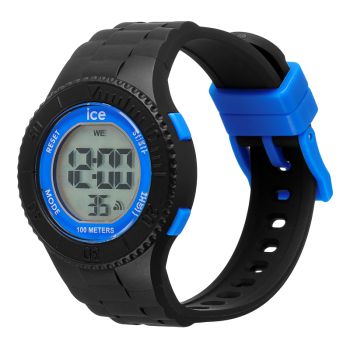 Profil Montre Ice-Watch - Ice Digit Black Blue Enfant Silicone Small