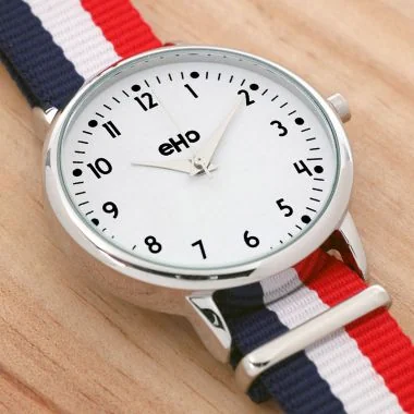 Montre éco-responsable à plat