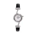 Montre Ecoresponsable eHo Femme Cuir Noir Façon Croco