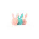 Ambiance 6 Réveil Lapin Intelligent Cutie Clock Mobility on Board Rose Pastel
