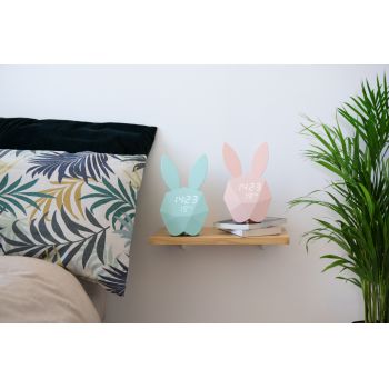 Ambiance 2 Réveil Lapin Intelligent Cutie Clock Mobility on Board Rose Pastel