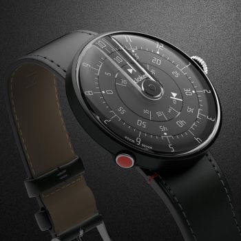 Ambiance Tête de Montre Klokers - Klok 01 - Minimal - Cadran Black Reflex