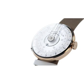 Cadran Montre Klokers - Klok 08 - Sixties - Cadran Blanc