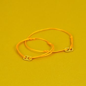 Bracelet Tête de Montre Klokers - Klok 01 - Klokers X Togetherband - Cadran Blanc et Jaune