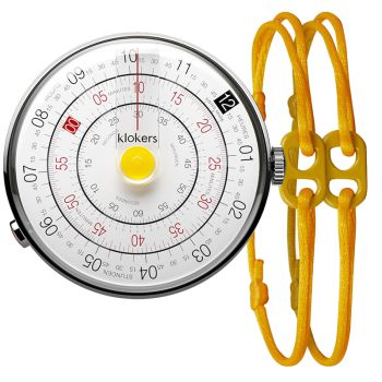 Tête de Montre Klokers - Klok 01 - Klokers X Togetherband - Cadran Blanc et Jaune