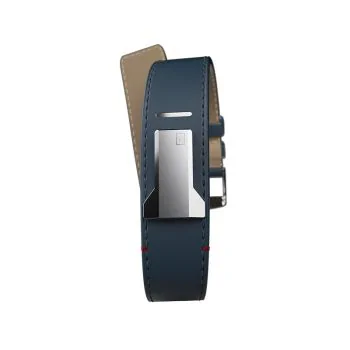 Bracelet de Montre Klokers - Bracelet Droit - Cuir Bleu Marine