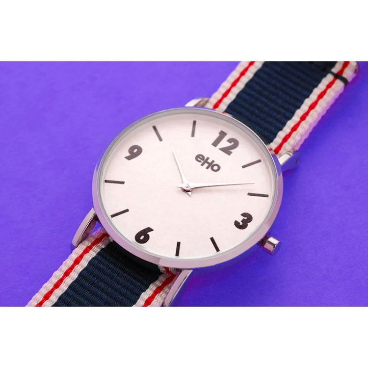 Montre Yvel Ecoresponsable eHo à plat