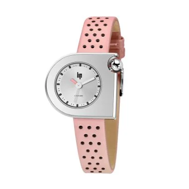 Montre LIP - Mach 2000 - Mini Moon - Cuir Rose