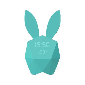 Réveil Lapin Intelligent - Mobility on Board - Cutie Clock - Bleu Pastel