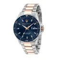 Face Montre Dateur Maserati Sfida Cadran Bleu - R8853140003