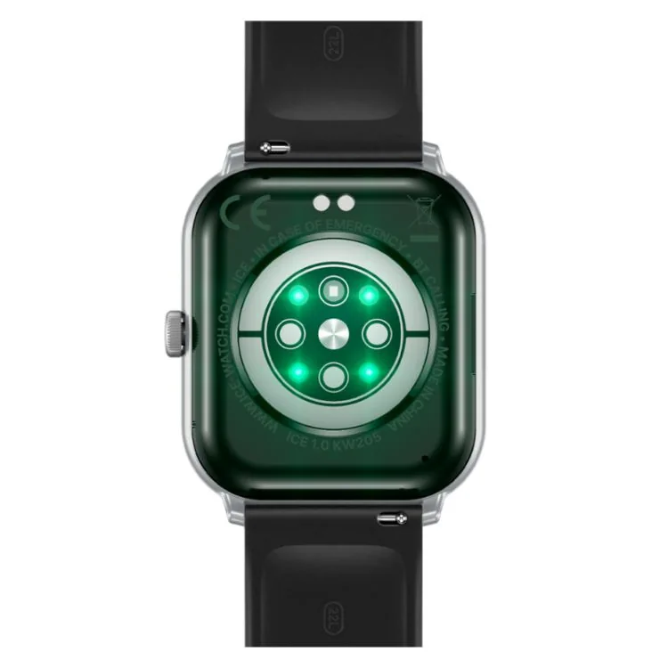 Dos Montre Connectée Ice-Watch - Ice Smart 01 - Black Silver