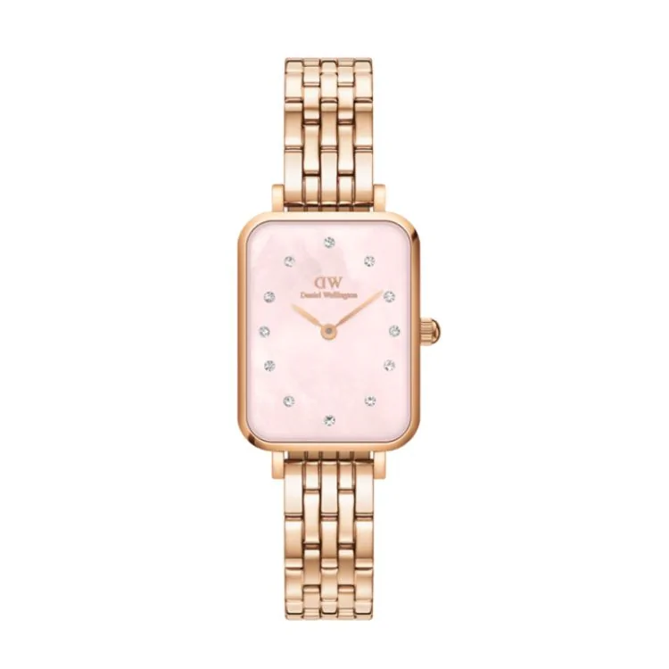 Montre Daniel Wellington - Quadro Lumine 5 Link Malrose - 20x26mm