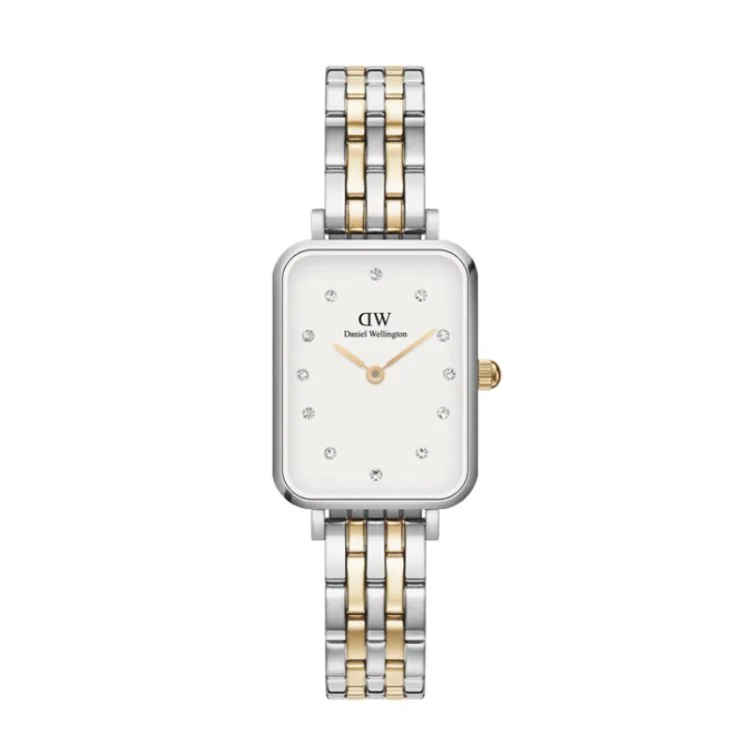 Montre Daniel Wellington - Quadro Lumine 5 Link Evergold - 20x26mm