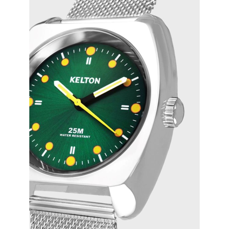 Cadran Montre Vintage Kelton - RC2 Vert Milanaise