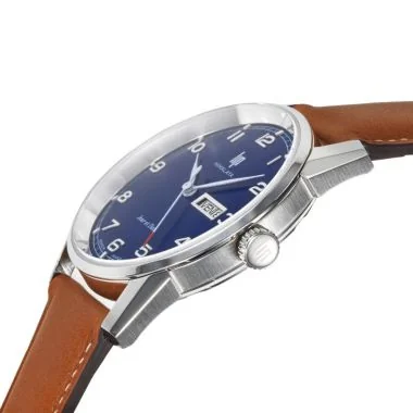 Profil Montre LIP - Himalaya 40 mm - Jours et Date - Cadran Bleu