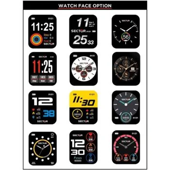 Affichage Montre Connectée Sector S03 - Silicone Rose