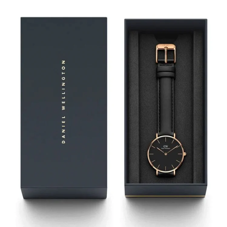 Coffret Montre Daniel Wellington - Petite Sheffield Black - 28mm