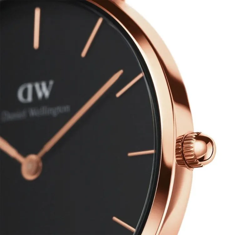 Cadran 2 Montre Daniel Wellington - Petite Sheffield Black - 28mm