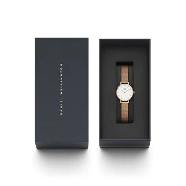 Coffret Montre Daniel Wellington - Petite Pressed Melrose White - 24mm