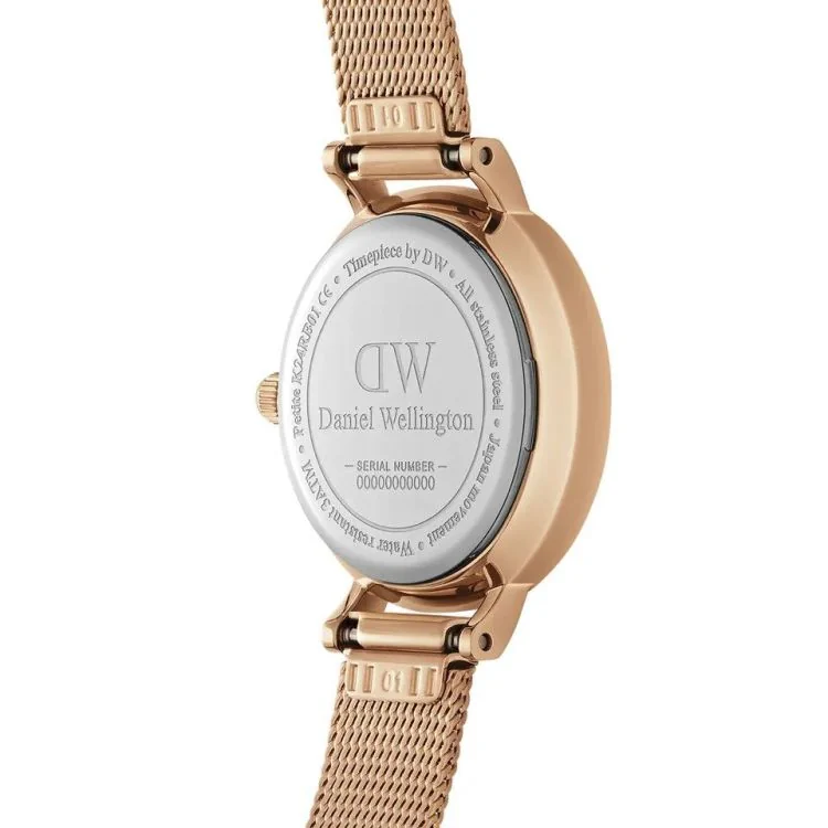 Dos Montre Daniel Wellington - Petite Pressed Melrose White - 24mm