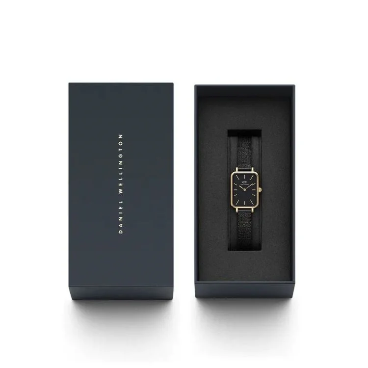 Coffret Montre Daniel Wellington - Quadro Ashfield Evergold - 20x26mm