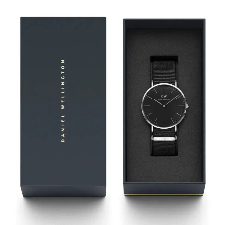Coffret Montre Daniel Wellington - Classic Cornwall Silver - 40mm