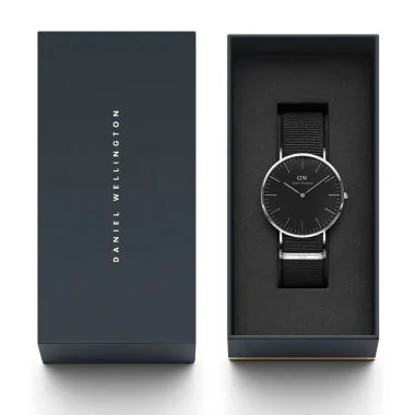 Coffret Montre Daniel Wellington - Classic Cornwall Silver - 40mm