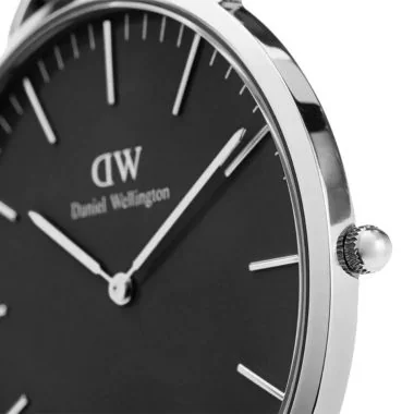 Cadran 3 Montre Daniel Wellington - Classic Cornwall Silver - 40mm