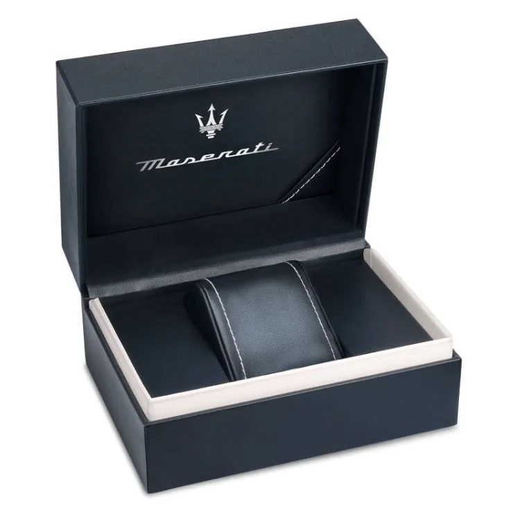 Coffret Montre Dateur Maserati - Sfida - Cadran Bleu - R8853140003