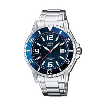 Montre Casio - Casio Collection - Etanche 20ATM - Cadran Bleu - MTD-1053D-2AVES
