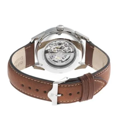 Dos Montre LIP - Himalaya 40 mm - Squelette Automatique - Cuir Marron