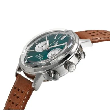 Profil Montre LIP - Rallye 42mm - Chronographe - Automatique - Cuir Marron