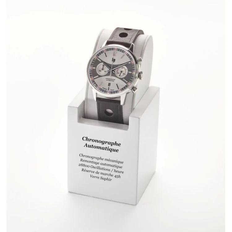 Packaging Montre LIP - Rallye 42mm - Chronographe - Automatique - Cadran Gris