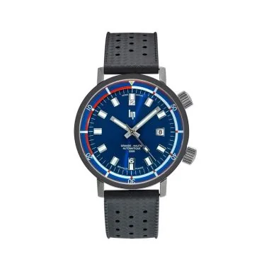 Face 2 Montre LIP - Grande Nautic Ski 41mm - Automatique Cadran Bleu