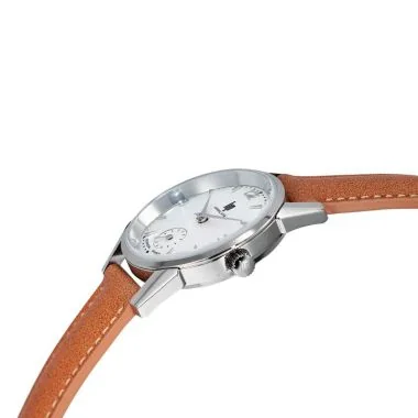 Profil Montre LIP - Dauphine 29mm - Cuir Beige