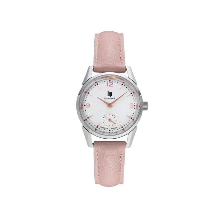Face 2 Montre LIP - Himalaya 29mm - Cuir Rose