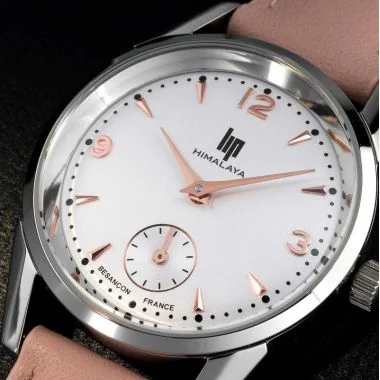 Cadran Montre LIP - Himalaya 29mm - Cuir Rose