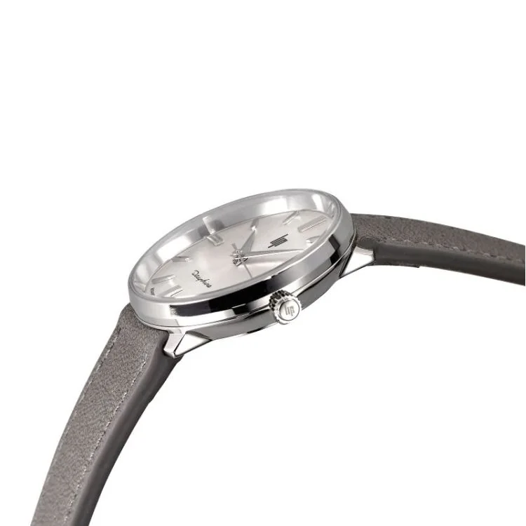 Profil Montre LIP - Dauphine 29mm - Cuir Gris