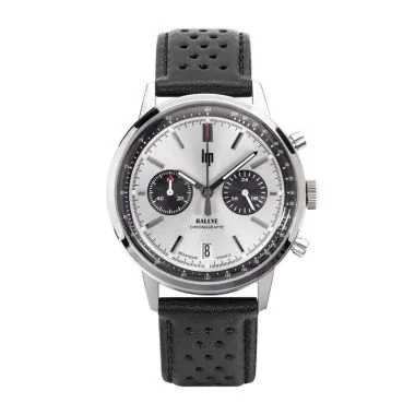 Face 2 Montre LIP - Rallye 41mm Panda - Chronographe Méca-Quartz