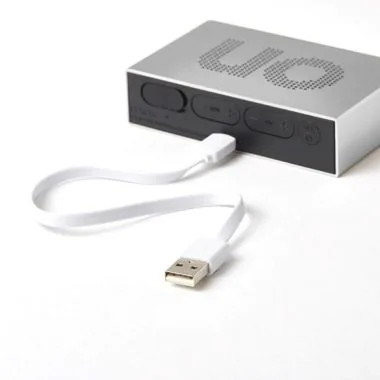Dos Réveil Lexon - Réveil LCD Réversible - Flip Premium Argent
