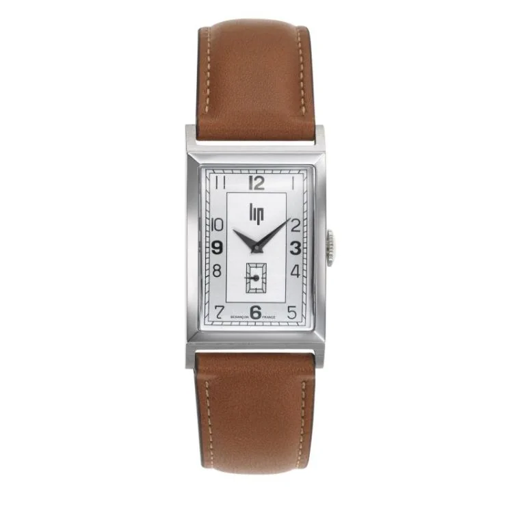 Face 2 Montre LIP - T24 Churchill - Cuir Marron