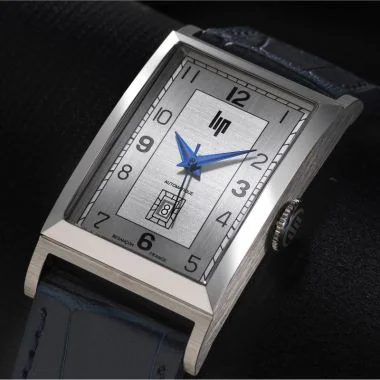 Cadran Montre LIP - T26 Churchill - Automatique Cuir Bleu