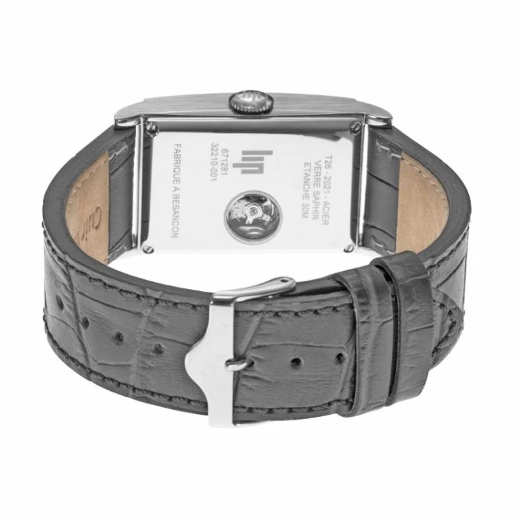 Dos Montre LIP - T26 Churchill - Automatique Cuir Gris