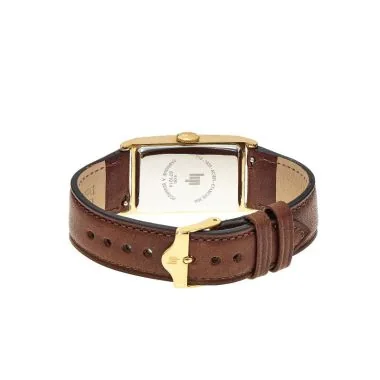 Dos Montre LIP - T18 Churchill - Trotteuse Excentrée - Cuir Marron