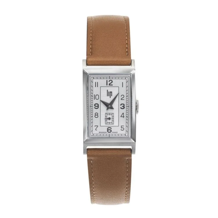 Face 2 Montre LIP - T18 Churchill - Trotteuse Excentrée - Cadran Blanc