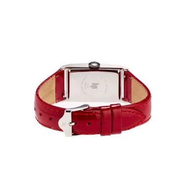 Dos Montre LIP - T18 Churchill - Trotteuse Excentrée - Cuir Rouge