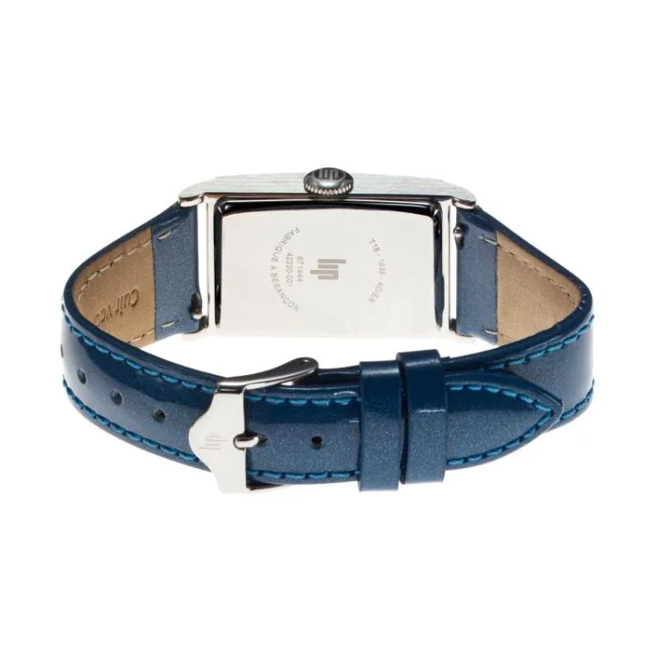 Dos Montre LIP - T18 Churchill - Trotteuse Excentrée - Cuir Bleu